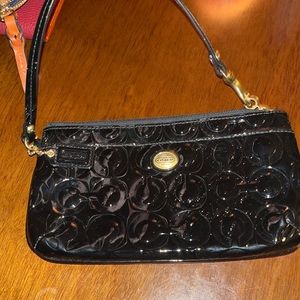 Coach wallet with removable strap